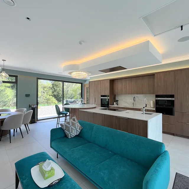 Contemporary wood kitchen design